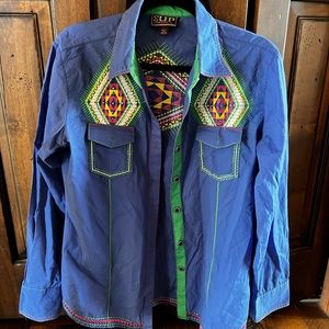 Large Western button down